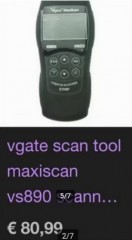 Nog een splinter nieuwe auto scanner      